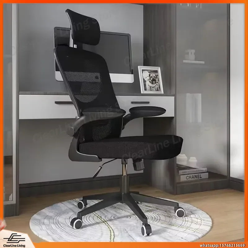 Ergonomic Office Chair with Lumbar Support Swivel Computer Chair for Home Office Study Gaming Desk Chair Adjustable Height