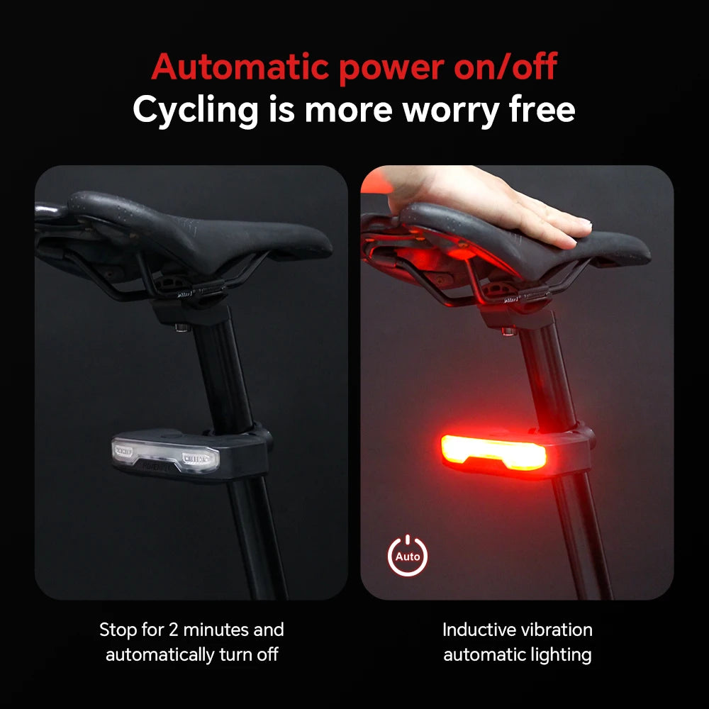 RAVEMEN Bike Turn Signals Rear Light Bicycle Wireless Taillight Horn NT101 Anti-Theft Vibration Alarm Auto On-Off Brake Sensor