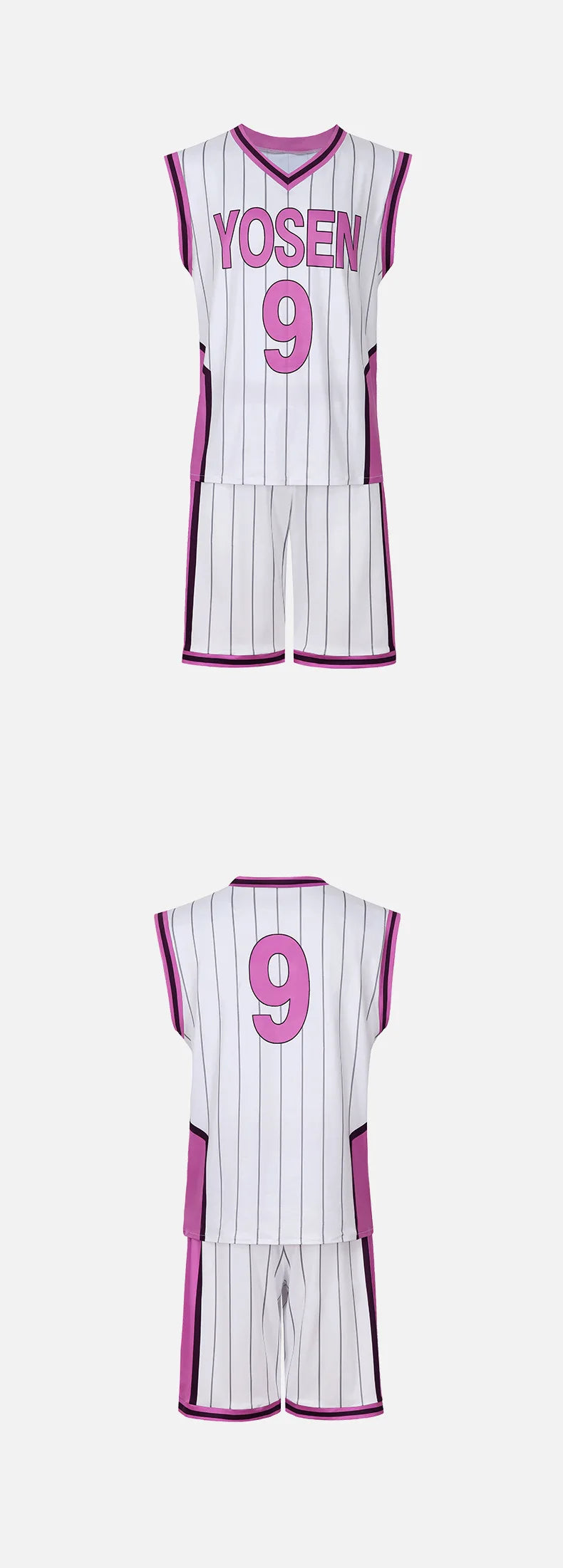 Kuroko No Basuke Basketball Shutoku School Midorima Shintaro Uniform School Jersey Top Shorts Cosplay Costumes Men Sports Wear