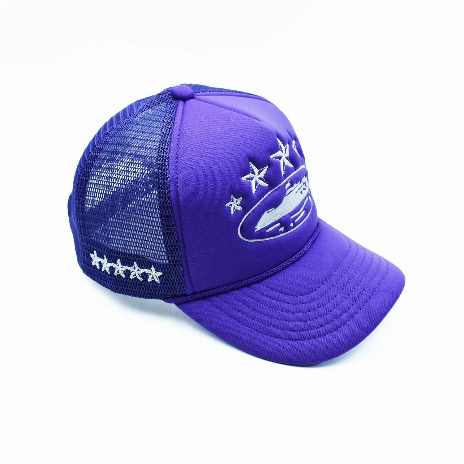 2026 Summer New Fashion 5 Stars Island Embroidery Baseball Cap for Men and Women Breathable Mesh Cap Adjustable