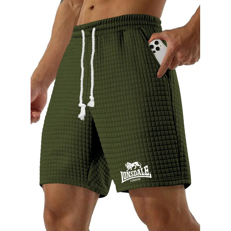 LONSDALE printed men's summer casual cool and breathable basketball shorts for outdoor sports and beach wear. Available in multi
