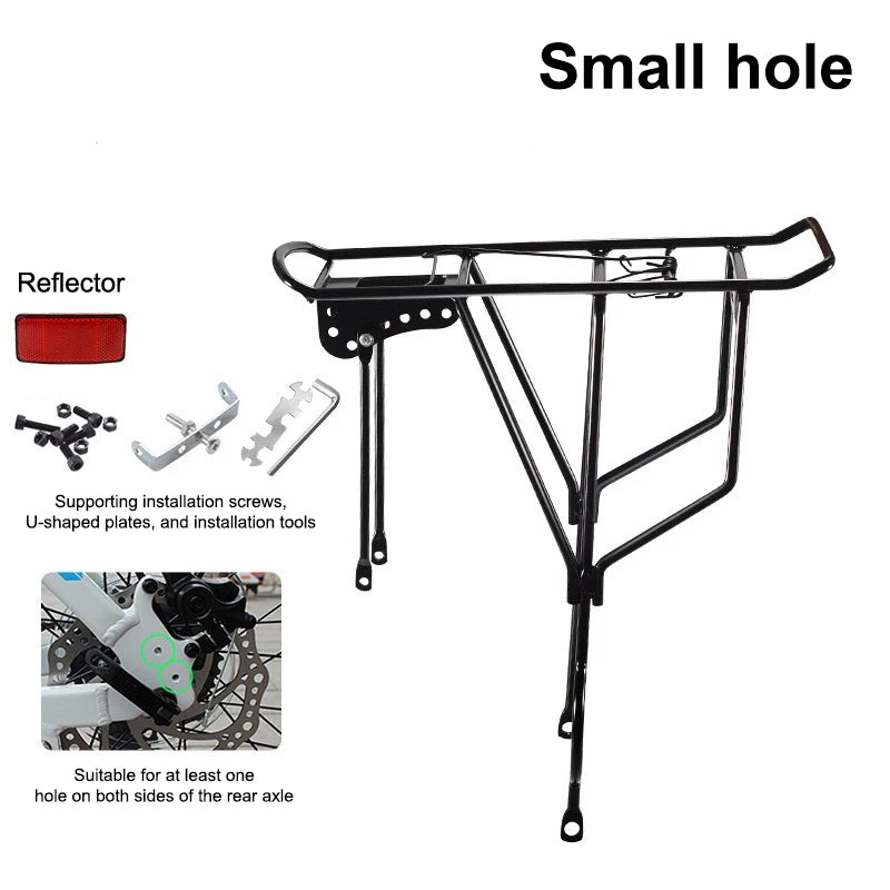 1 Set 250kg Load Capacity Shelf Back Seat Bicycle Rear Luggage Cargo Rack Portable Sturdy Carrier Mountain Bike Bicycle Carrier