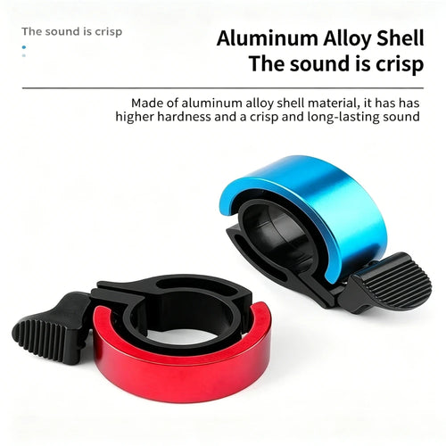 1PCS Bicycle Bell MTB Bicycle Horn Alloy Bike Ring Sound Beep Timbre Alarm Bicycle Handlebar Bell Cycling Accessories