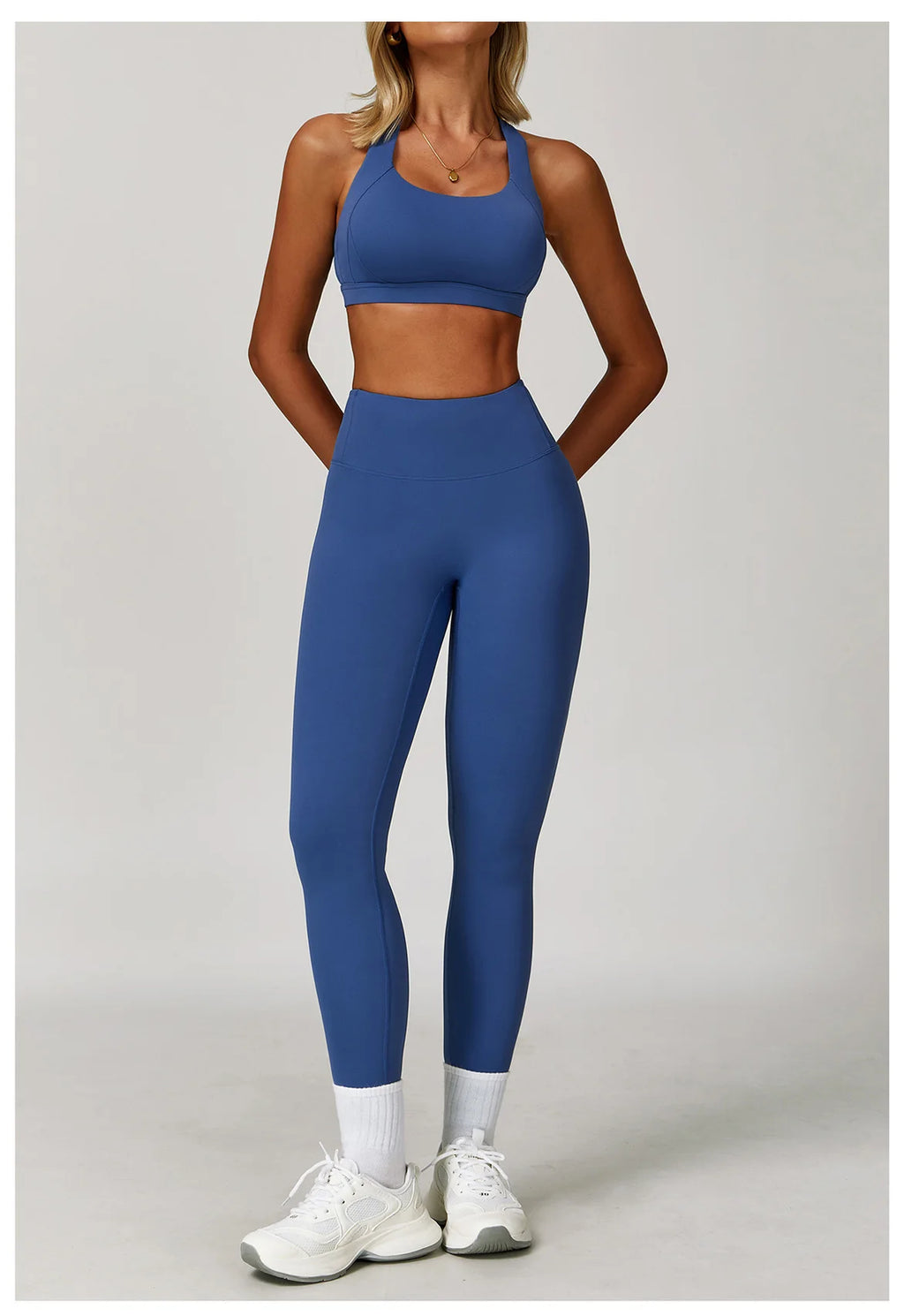 Women's Tracksuit 2PCS Fitness Suit Yoga Sets Sportswear Workout Sports Bra High Waist Leggings Gym Clothing Push Up Sports Suit