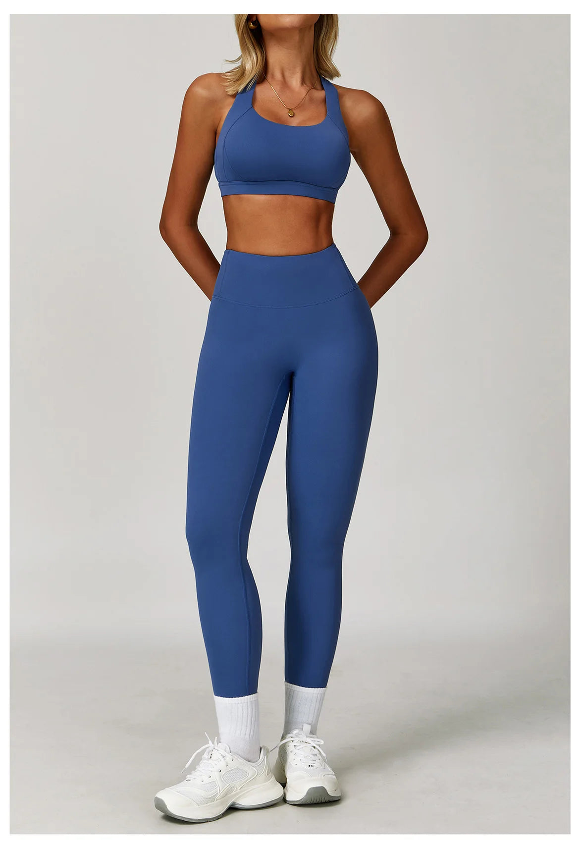 Women's Tracksuit 2PCS Fitness Suit Yoga Sets Sportswear Workout Sports Bra High Waist Leggings Gym Clothing Push Up Sports Suit