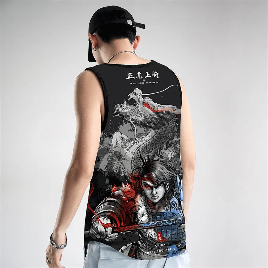 Anime Peak Costume Basketball Jersey Cosplay Uniform Vest Singlet Shirt Sleeveless Set Tank Tops