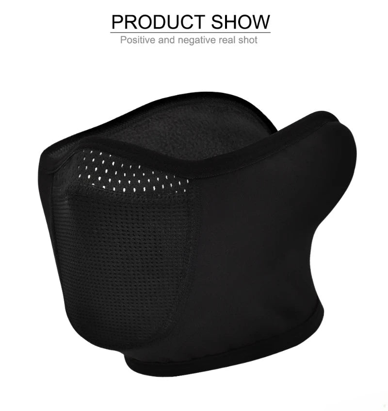 Winter Fleece motorcycle Face Mask Keep warm motocross Windproof face shield Hat Neck Warmer Helmet Balaclava Skiing Face Mask