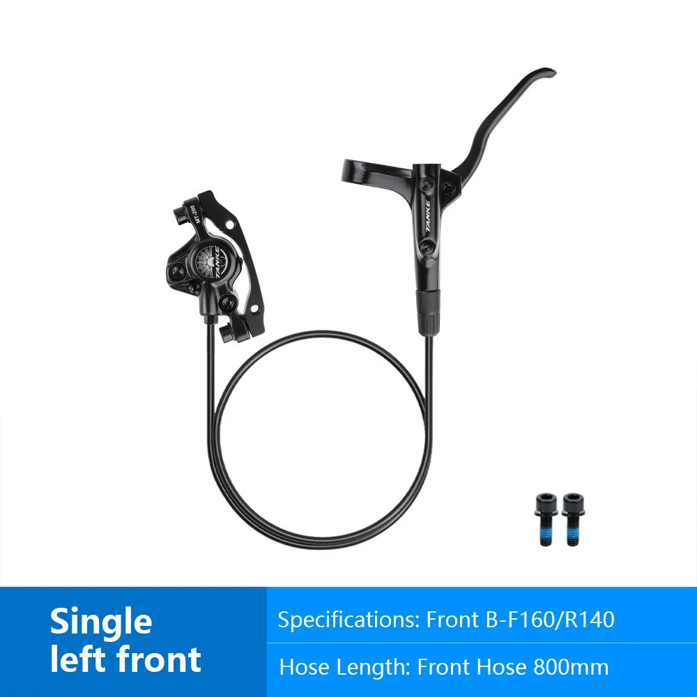 MT200 Bike Hydraulic Disc Brake MTB Brake BL BR 800/1600mm Bicycle Brake 2 Piston 3 Finger Steel Lever Bike Parts Upgrade