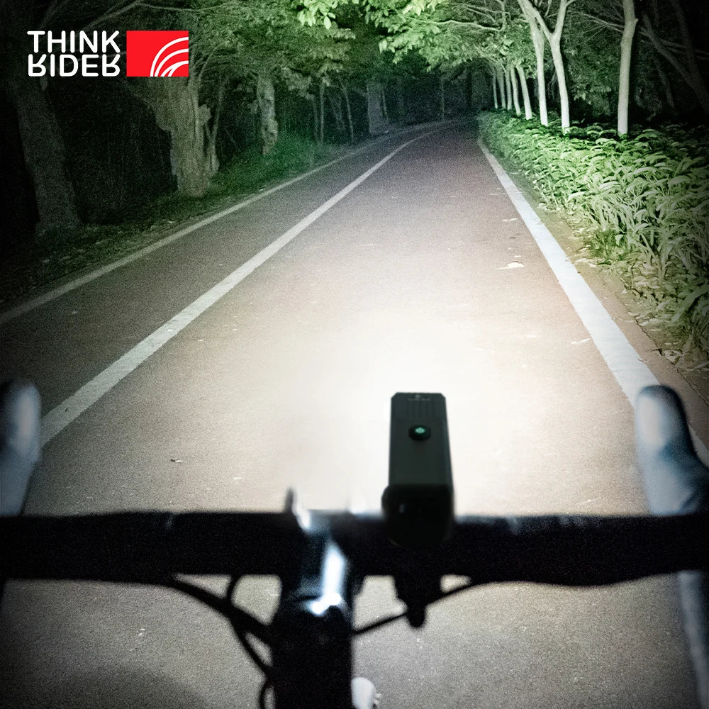 ThinkRider Bike Headlight flahlight bicycle Front lamp light Flashlight 400 600 800Lumen LED USB rechargable