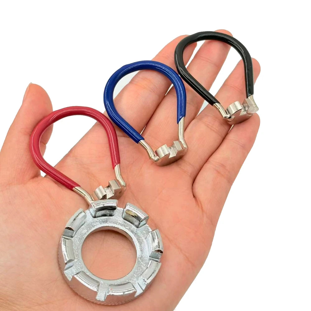 36pcs Bicycle Spoke Cap and 1pc Spoke Wrench Kit for 14G 2mm MTB Road Bike Spokes Wheel Nipples Cap Adjustment Wheel Rim Wrench
