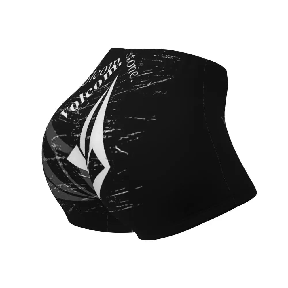 Custom V-Volcom Logo Women Gym Workout Running Shorts Athletic Volleyball Biker Yoga Shorts