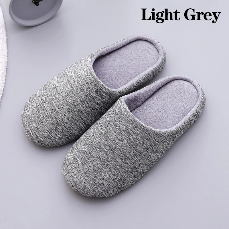 House Plush Soft Cotton Slippers Winter Indoor Women Slippers Non-slip Floor Shoes Home Slippers Women Slides for Bedroom
