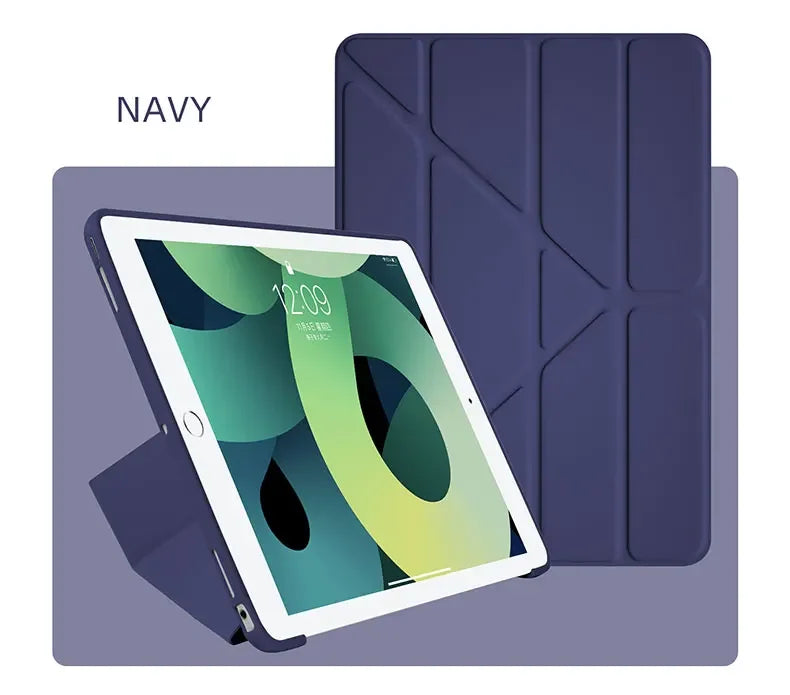 Flip Cover Case For Apple iPad Air Pro MINI 3 4 5 6 7 8 9 10 11 12.9 13 inch Leather Sleeve Stand Auto Sleep Wake Shockproof