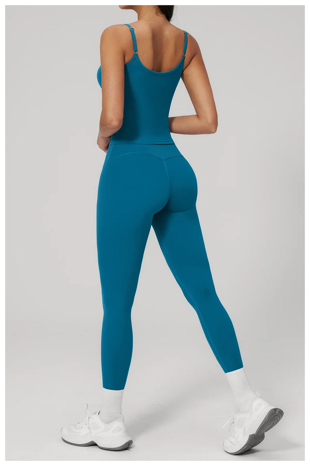 Yoga Set 2PCS Women Tracksuit Workout Outfits Sportswear Gym Clothing High Waist Leggings Fitness Bra Sports Suits Athletic Wear
