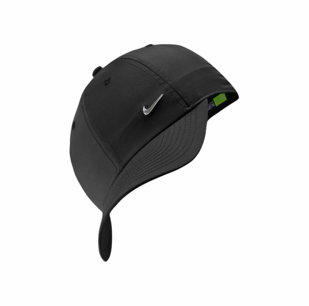 Nike Logo Polyester Fiber Baseball Hat for Men and Women  Couple Style  Black