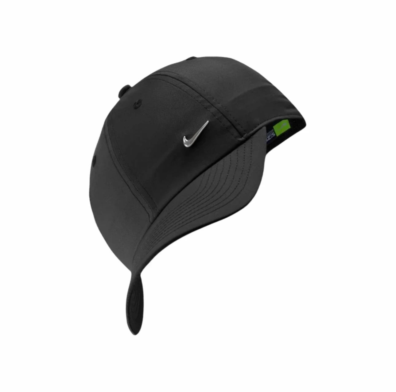 Nike Logo Polyester Fiber Baseball Hat for Men and Women  Couple Style  Black