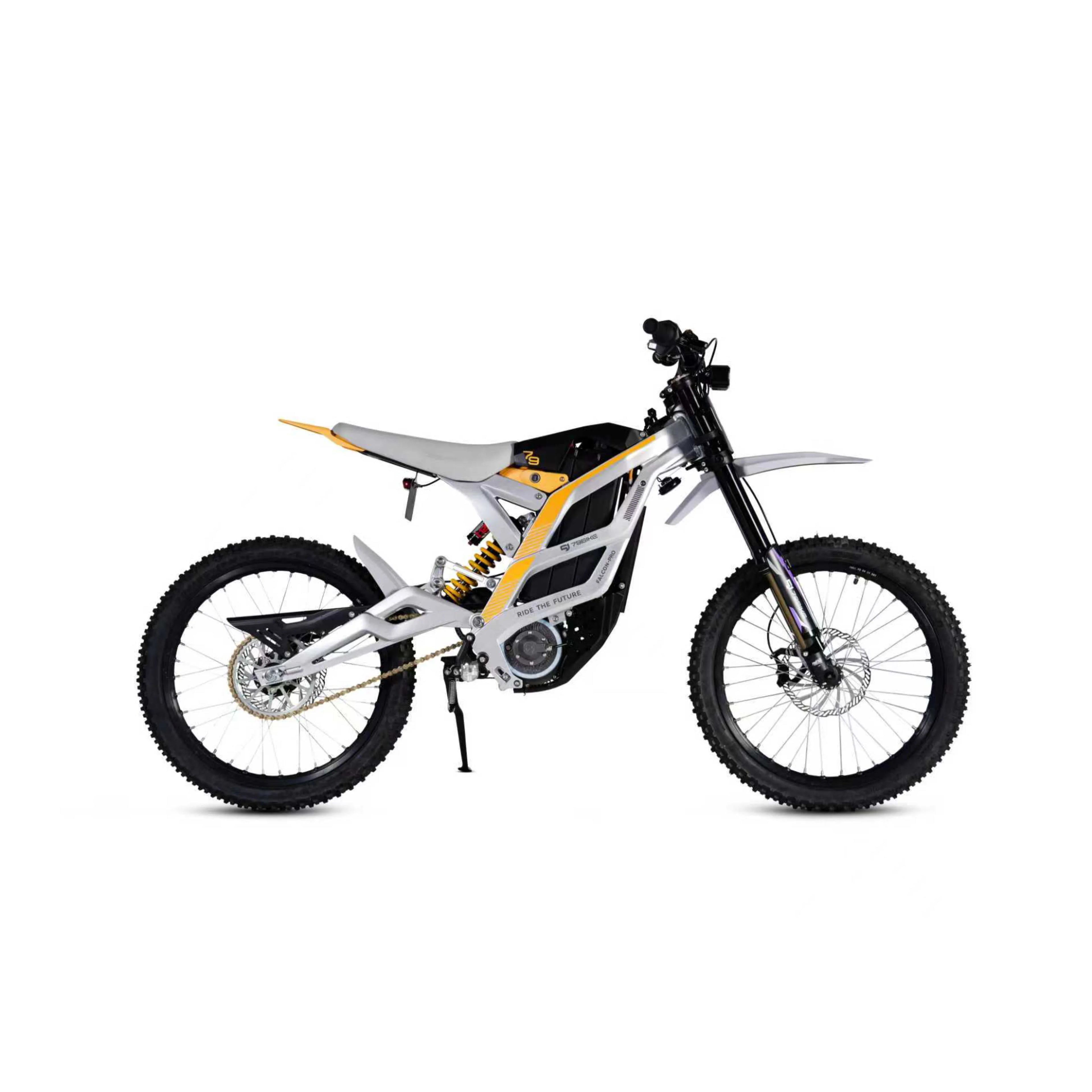 TcFalcon Pro electric bicycle 72V brushless central motor, aluminum alloy, single speed, lithium battery, hydraulic disc brake 1