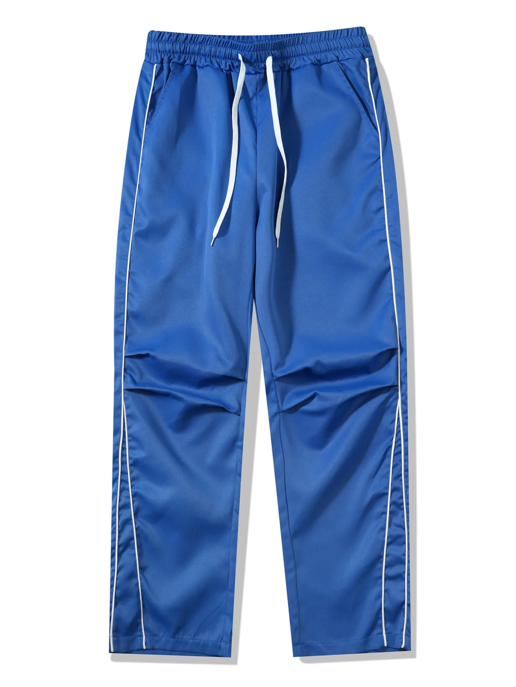 Retro Vintage Wide Leg Loose Pants Spring Summer Me High Elastic Waist Pocket Sporty Long Trousers LXDZ-KJ-CK029-WW