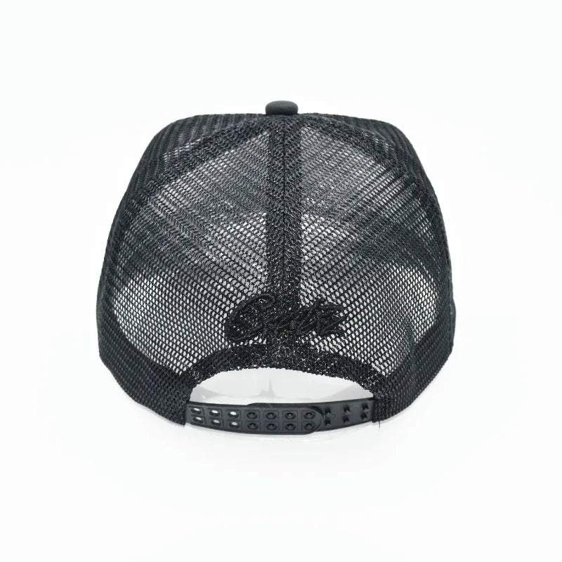2026 Summer New Fashion 5 Stars Island Embroidery Baseball Cap for Men and Women Breathable Mesh Cap Adjustable