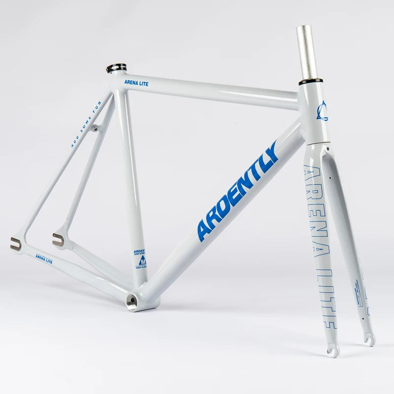 Ardently Lite Frameset 700C Aluminum Fixed Gear Frame & Fork Track Fixie Bike 50CM 52.5CM 55CM Single Speed Bicycle Parts