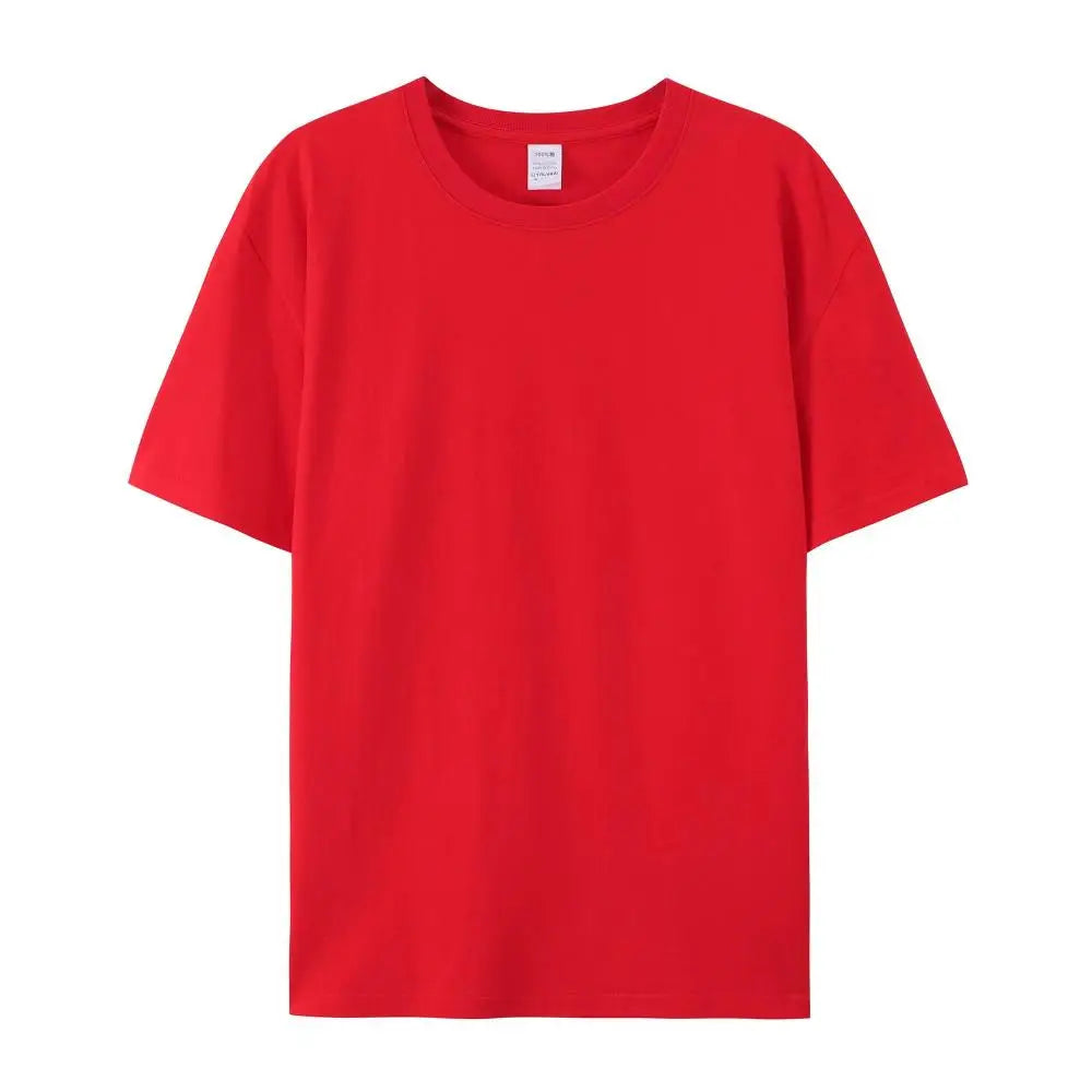 100% Cotton White Tshirt Unisex High Quality Round Neck T Shirt Men Herren T-shirt Uomo Tee Shirt Homme Coton Franela De Algodon