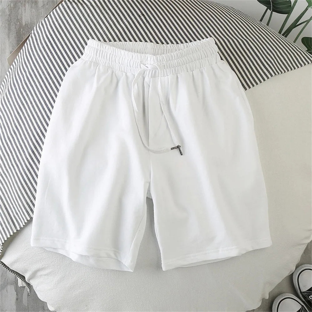 Men's Summer Cool Shorts Swimwear Quickly Dry Surf Beach Board Elastic Waist Casual Pants Male Mesh Running Sports Sweatpant