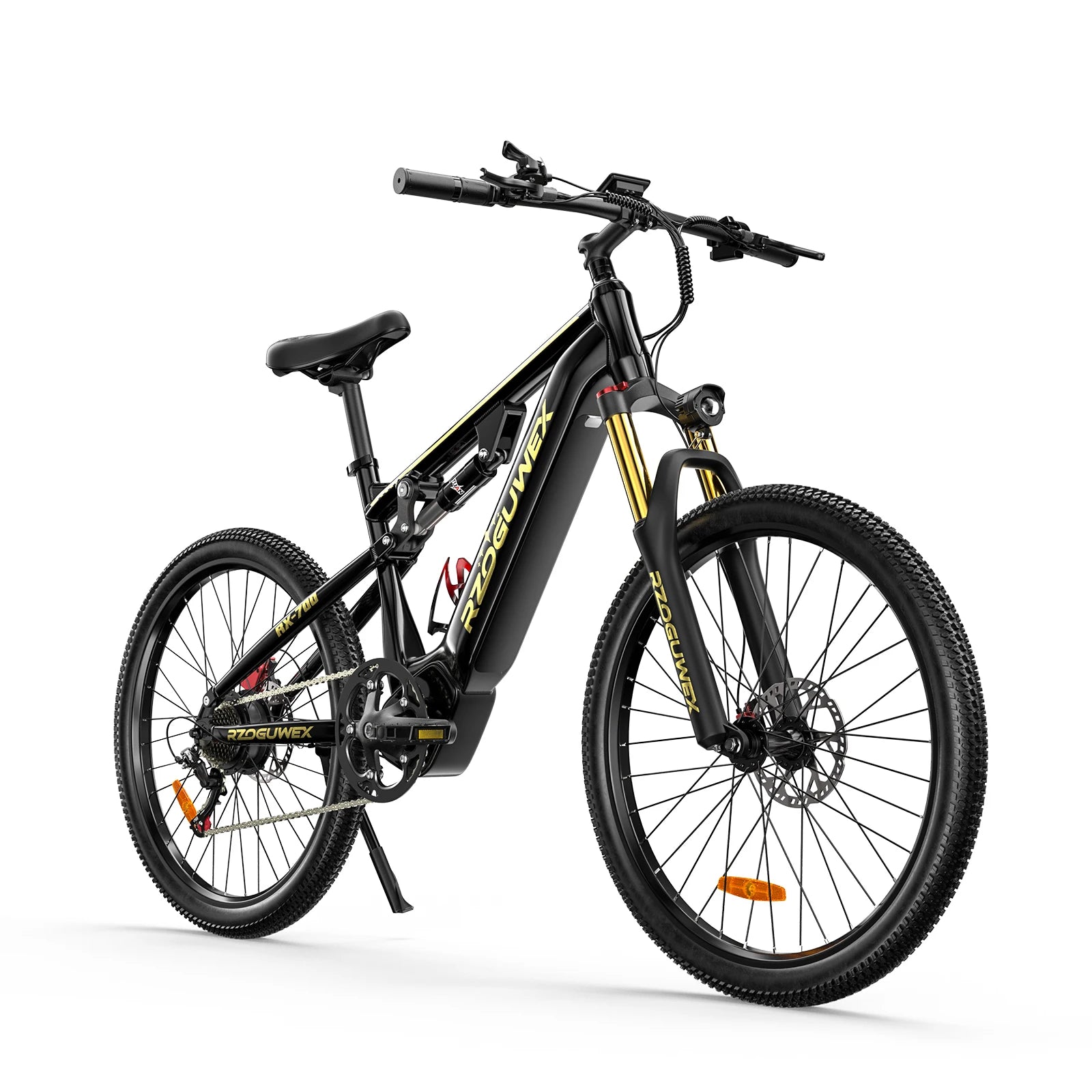 RZOGUWEX RX700 Adult Electric Bicycle 500W Motor 48V 17.5Ah Battery Electric Bike 26-inch Tires Off-road E Bike