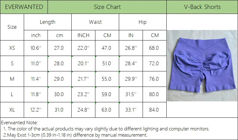 V-Back Scrunch Shorts Women Seamless V Waist Line Scrunch Booty Shorts Fitness Workout Running Yoga Gym Shorts