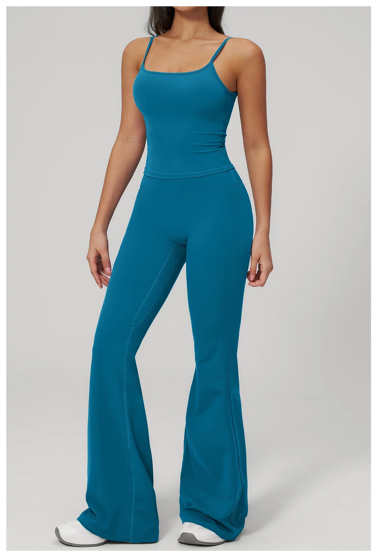 Yoga Set 2PCS Women Tracksuit Workout Outfits Sportswear Gym Clothing High Waist Leggings Fitness Bra Sports Suits Athletic Wear