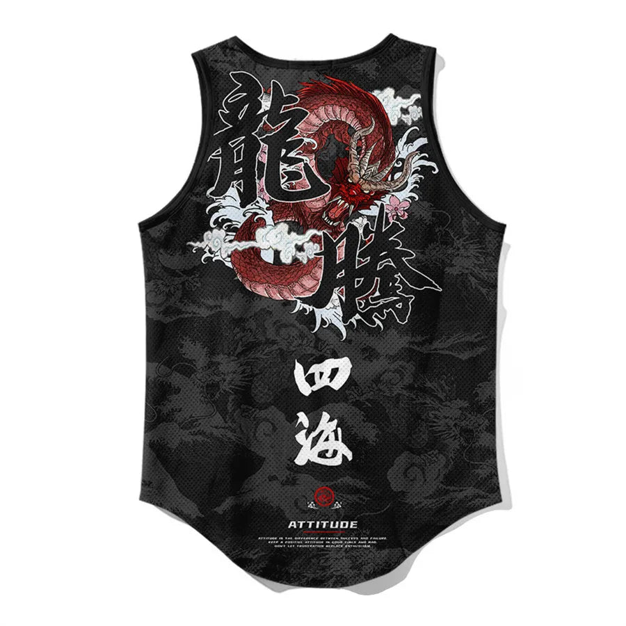 Anime Peak Costume Basketball Jersey Cosplay Uniform Vest Singlet Shirt Sleeveless Set Tank Tops