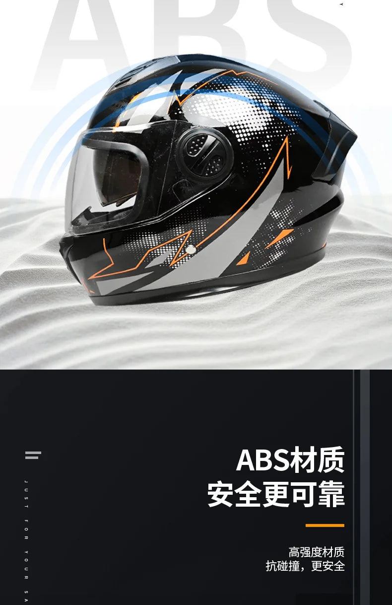 Motorcycle Helmet Casco Moto Motorbike Double Lenses Full Face Helmet Motorcycling Racing Helmet Casco Moto Casque