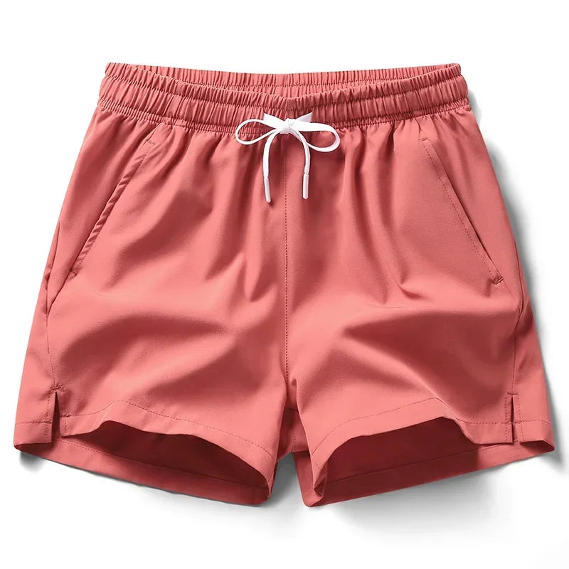Gym Shorts Mens Sports Sweatpants Pockets Gym Casual Shorts Basic Lightweight Pants Running Jogging Beach Shorts Men Swimwear