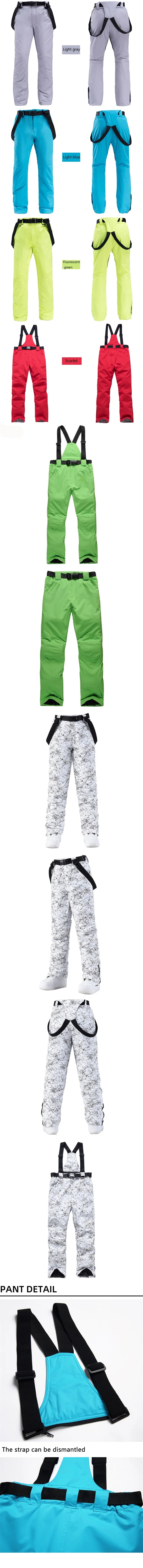 -30, Men and Women Snow Wear, Snowboarding Suit, Skiing Brand Jacket, Ski Jacket and Pant Sets, Snowboarding Clothing, Winter