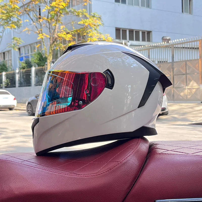 Motorcycle full Face Helmets for Men and Women Moto Racing helmet Adult safety helmet DOT certification