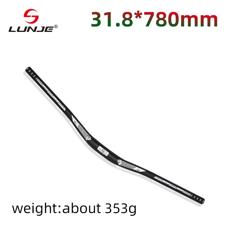 Mountain Bike Handlebar 31.8mm Bicycle Riser Bar 720/780/800mm Aluminum Alloy Handle MTB Downhill Horizontal Cycling Parts