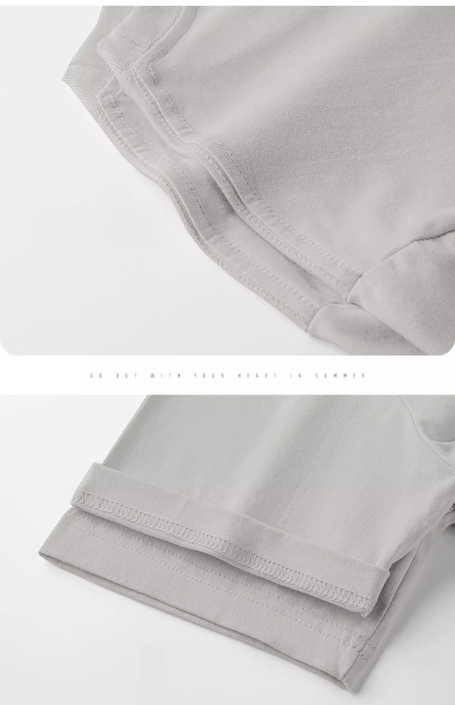 100% cotton heavy t-shirt summer solid color 230 g men's white casual all-match round neck fall shoulder short sleeve