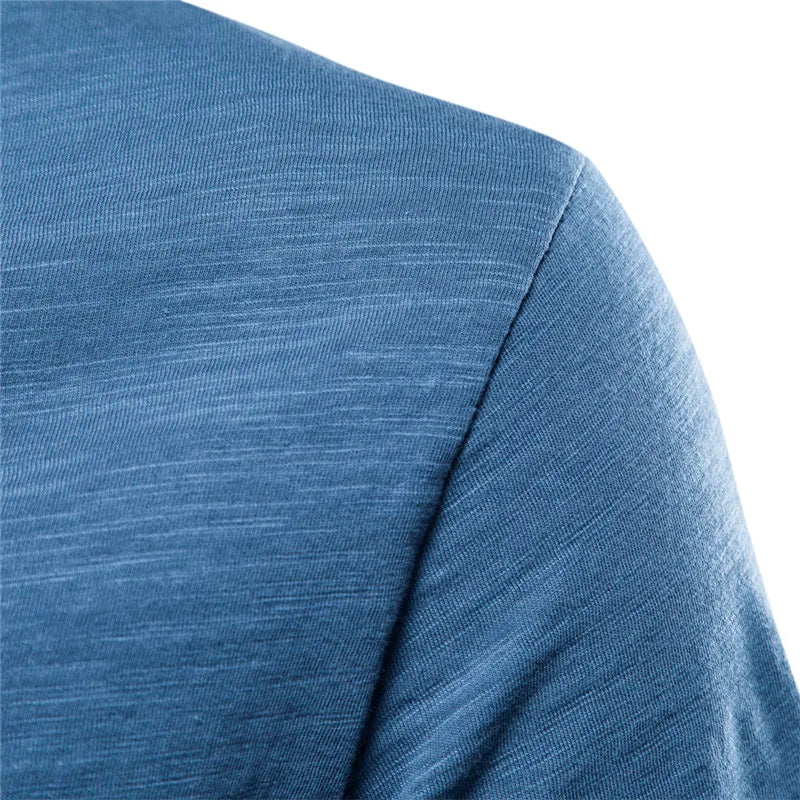 Men Fashion v-Neck t-Shirts Oversized Cotton t Shirt For Man Short Sleeve Top Tees Slim Casual Gym t Shirt Blouses Man Clothing
