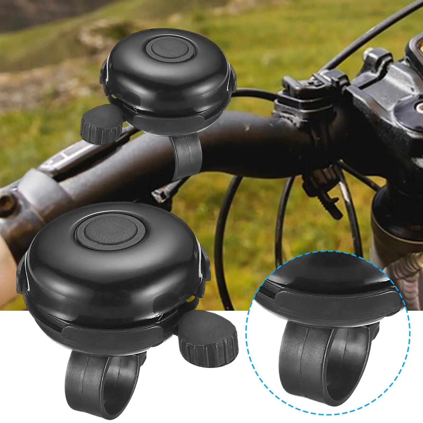 Universal Bicycle Bell Alloy Cycling Ring Horn Bike Handlebar Outdoor Riding Safety 100dB Loud Scooter Accessories Classic