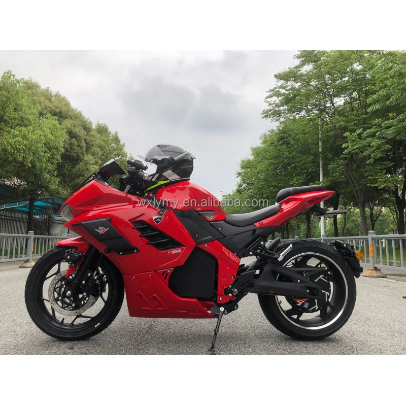 8000W Electric Roadster Motorcycle for Adults High-Speed Super Power Racing with 72V Brushless Motor New Condition