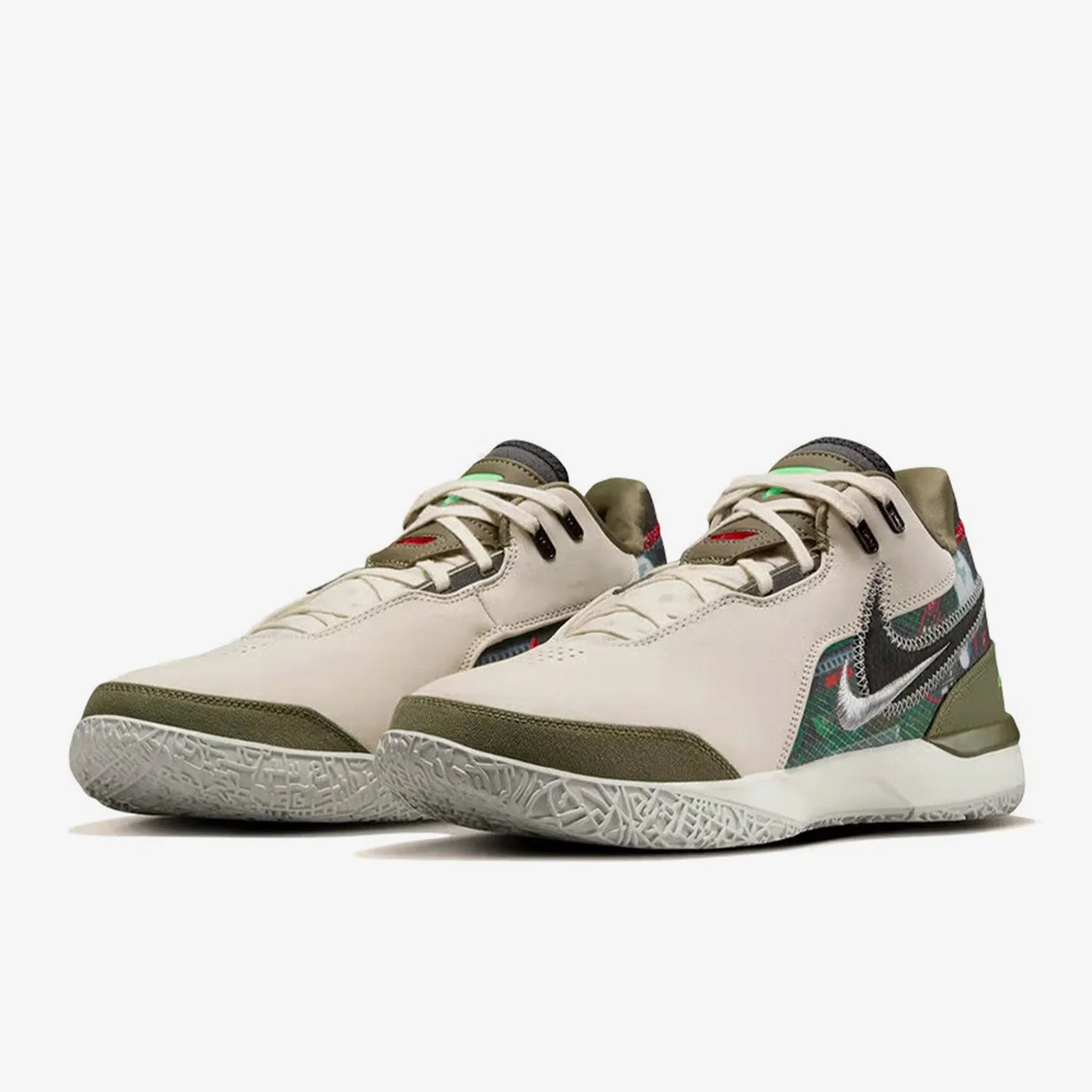 Nike Official Genuine 2024 Winter New Men's Cushion Patchwork Basketball Shoes HF0716-200