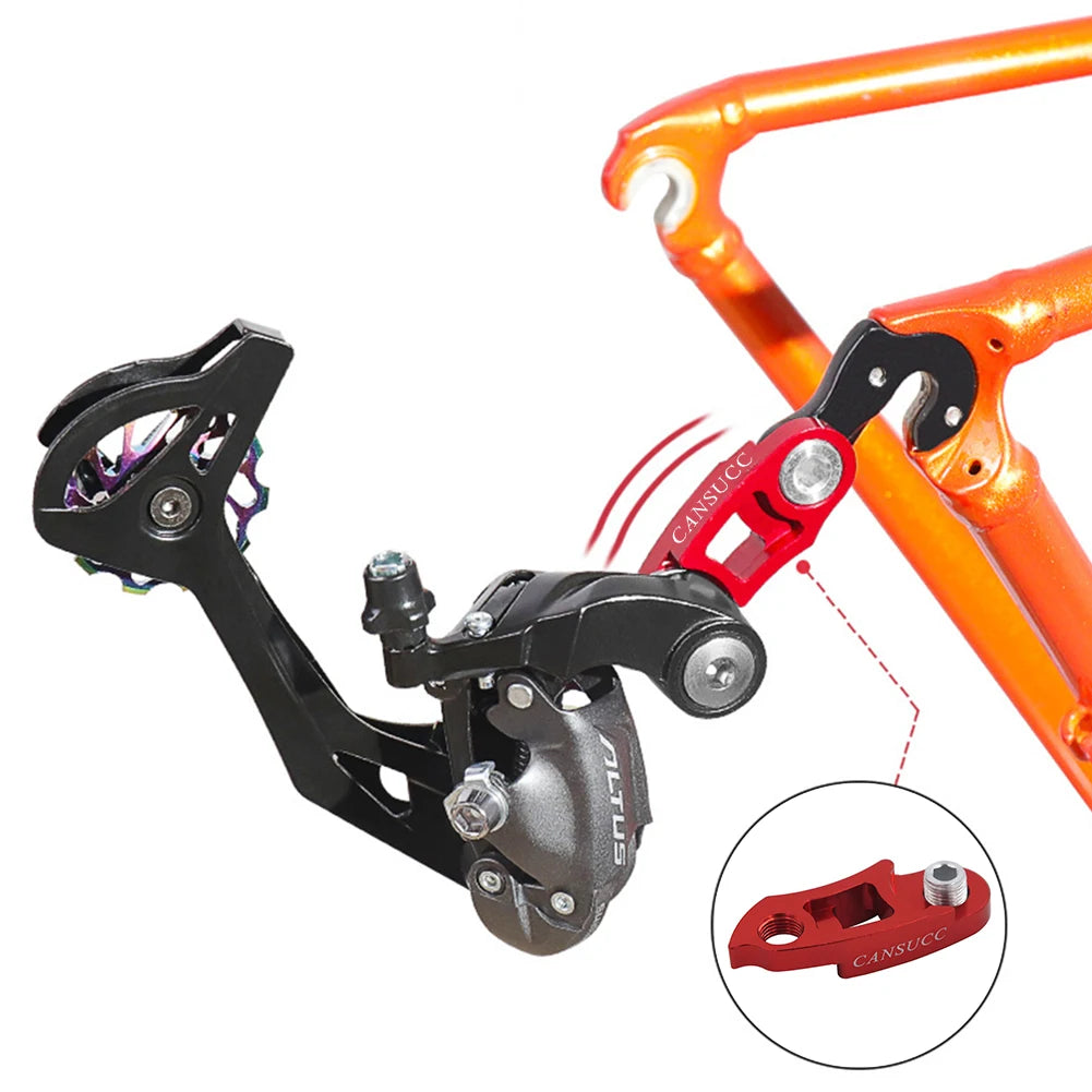 Bike Rear Derailleur Hanger Extension Gear Tail Hook Cassette Adapter MTB Road Bike Cycling Frame Gear 40-56T Bike Accessories