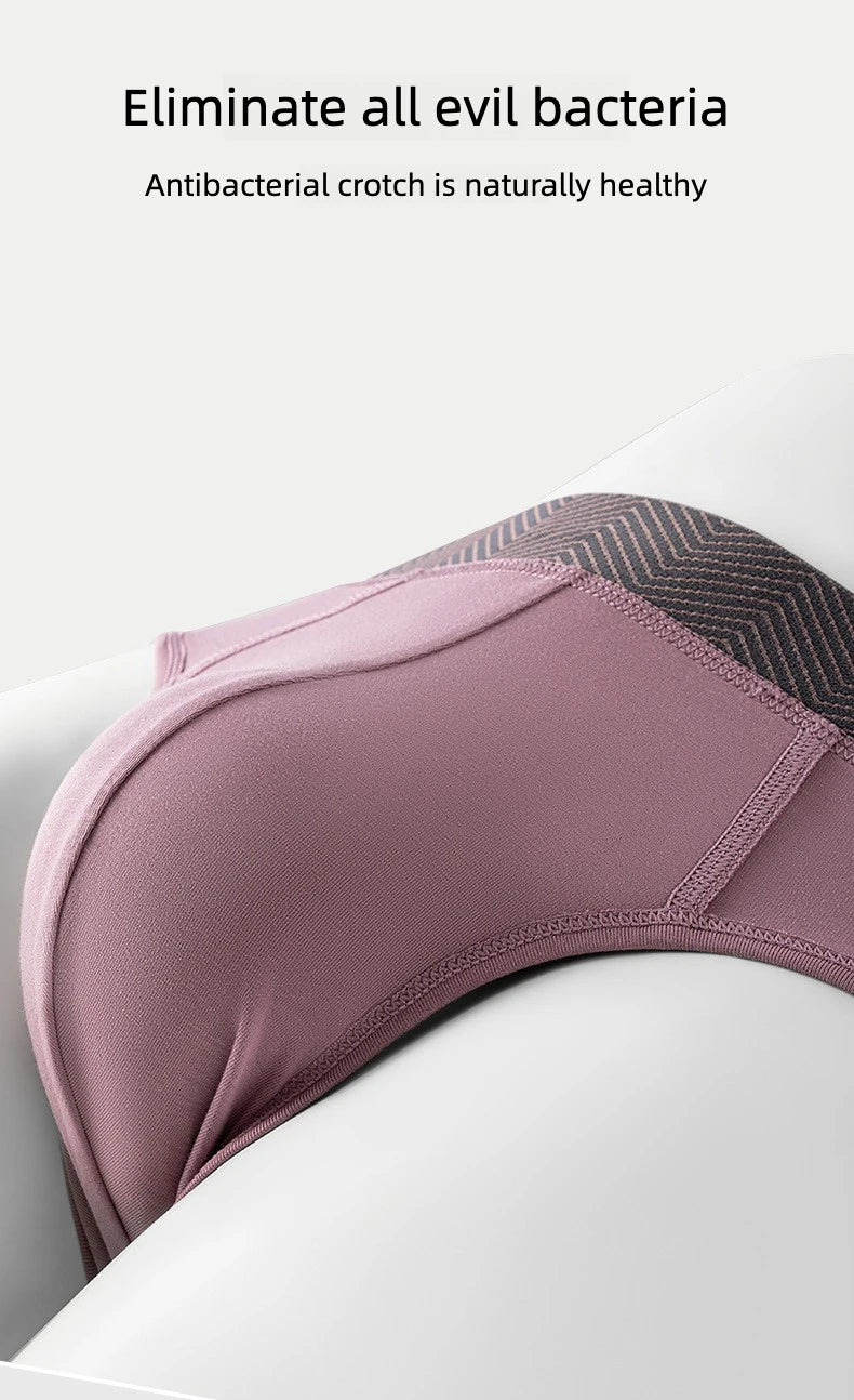 3Pcs Men’s Cotton Briefs No Fly Mid Waist U Convex Pouch Triangle Underpants Solid Color Breathable Summer Daily Underwear Male
