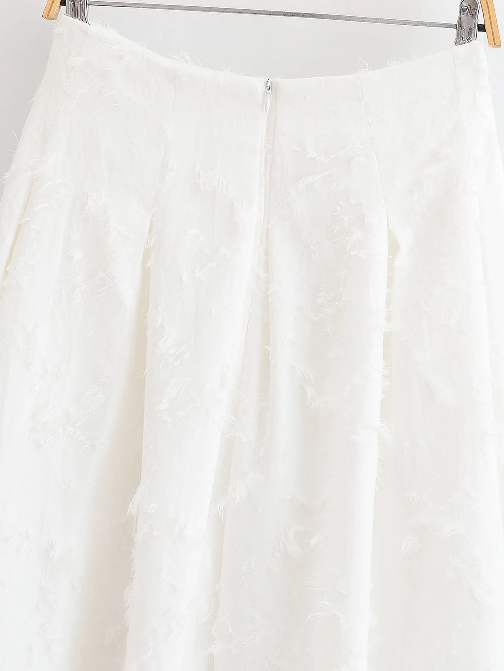 HH Women Tassel Sets White Turn-Down Collar Single-Breasted Shirts+High Waist Zipper A-Line Long Skirts Female Holiday Suit