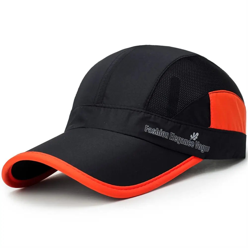 Fashion Adjustable Baseball Cap Quick Drying Breathable Golf Cap Sun Protection Sun Shade Fishing Hat Summer