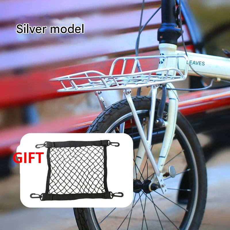 20 Inch Bike Front Rack Aluminum Alloy Super Light Front Basket for Dahon D7 D8 P8 Folding Bike