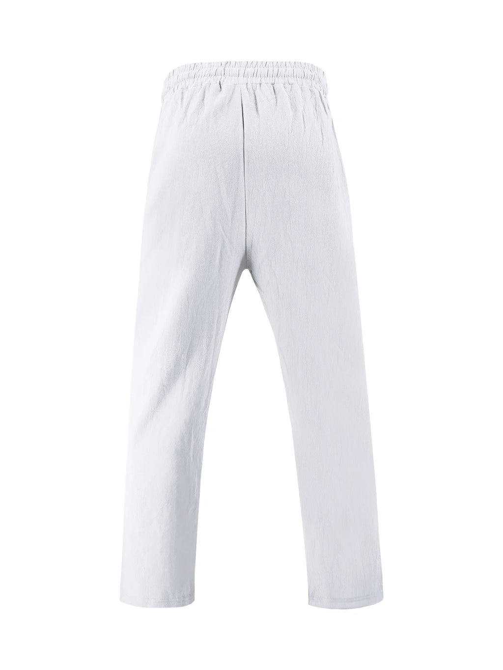 2025 New Arrival Men's Casual Tracksuit Linen Shirt and Pants Set Breathable Summer Outfits for Beach and Daily Wear