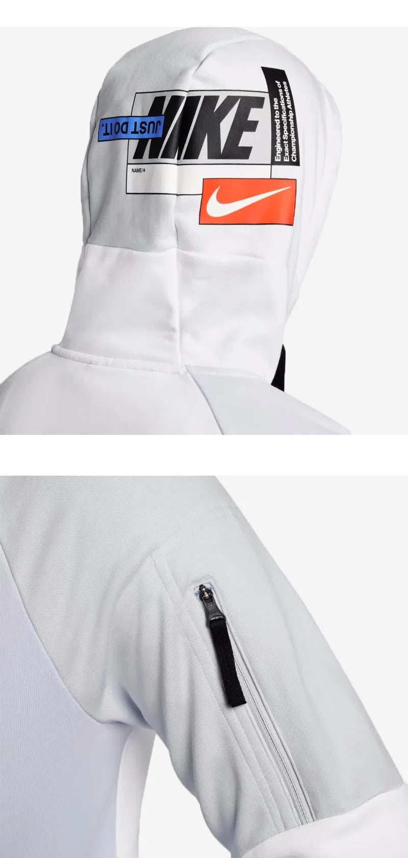 Nike genuine Autumn New Hooded Zipper Men's Sports Jacket DQ4788-085