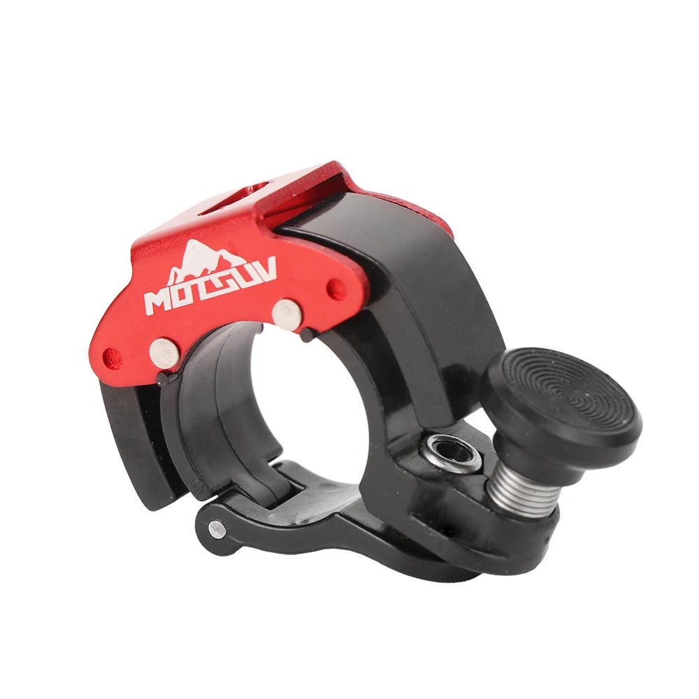 MOTSUV Blue/Red/black/Yellow Bicycle Mini Bell Ring Aluminum Alloy Safety Warning Alarm Loud Sound Handlebar for MTB Bike Horn