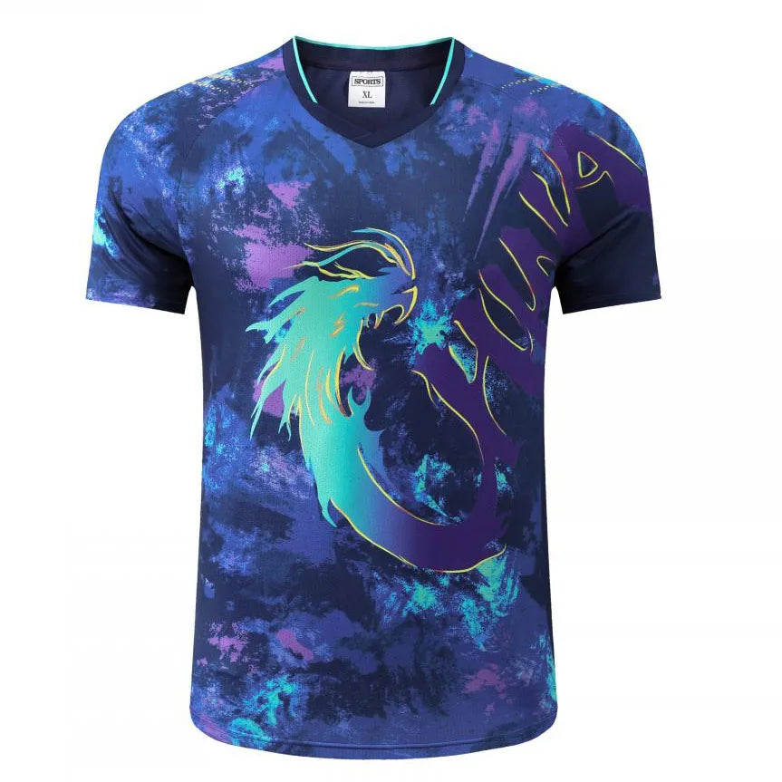 Free Custom Name 2025 China Team Table Tennis Shirts Men Women, Children ping pong t shirt Table tennis clothes Badminton Shirts