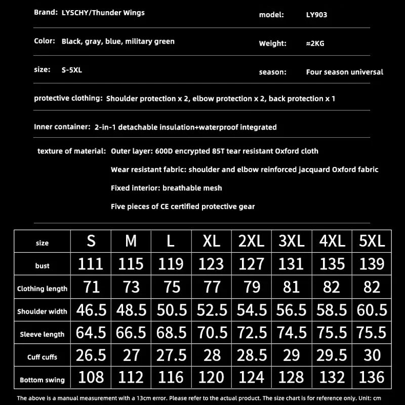 LYSCHY Motocross Jacket Pants Winter Warm Waterproof Motorcycle Riding Jacket Men Women Outdoor Off-Road Motorbike Rally Jacket